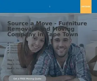 Sourceamove.com(#1 Moving Company in Cape Town) Screenshot