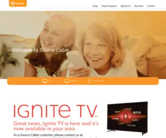 Sourcecable.net(Cable TV) Screenshot