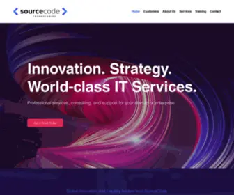 Sourcecodetecno.com(DevOps l Consulting l Tech Support) Screenshot