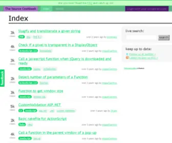 Sourcecookbook.com(sourcecookbook) Screenshot