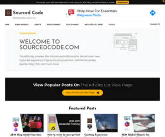 Sourcedcode.com(Adobe Experience Manager Developers Blog) Screenshot