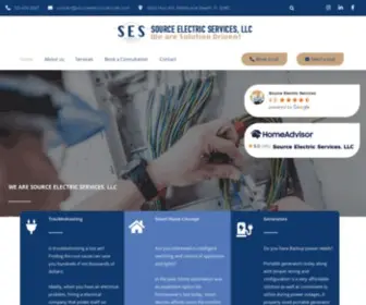 Sourceelectricservices.com(Source Electric Services) Screenshot