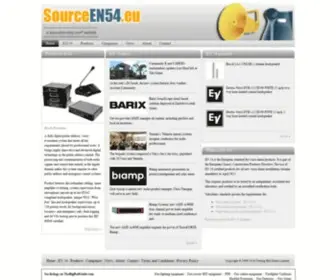 Sourceen54.eu(EN 54 Public Address) Screenshot