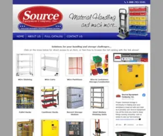 Sourceequipment.com(Safe and Reliable Access Equipment Solutions Company) Screenshot