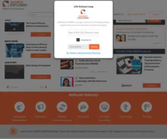 Sourceexplorer.com(Life Science Professionals) Screenshot