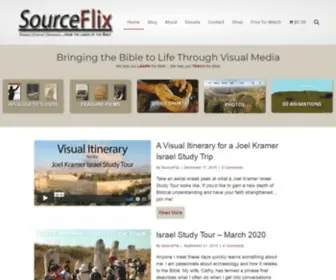 Sourceflix.com(Bringing the Bible to Life Through Visual Media Use our material to LEARN about the Bible) Screenshot