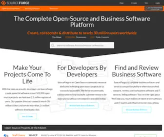 Sourceforge.io(Compare, Download & Develop Open Source & Business Software) Screenshot