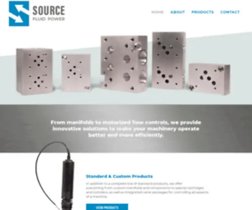 Sourcefp.com(Source Fluid Power) Screenshot