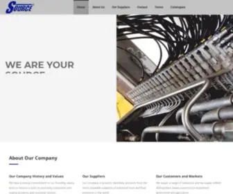 Sourcehose.com(Hydraulic Industrial Hose and Connections) Screenshot