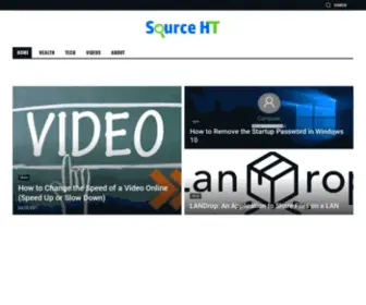 Sourceht.com(Home) Screenshot