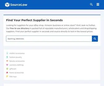 Sourcelow.com(Best Ecommerce & Dropshipping Resources) Screenshot