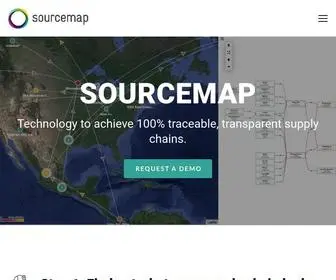 Sourcemap.com(Leader in Supply Chain Transparency & Due Diligence) Screenshot