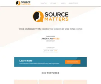 Sourcematters.com(Source Matters) Screenshot