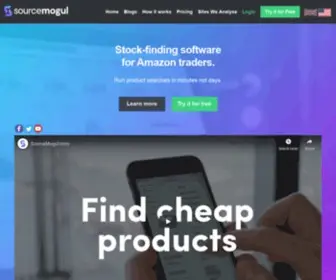 Sourcemogul.com(Amazon Arbitrage Software) Screenshot