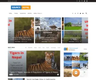 Sourcenepal.com(Source Nepal) Screenshot