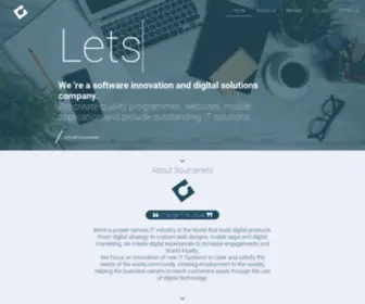 Sourcenets.com(Digital agency) Screenshot