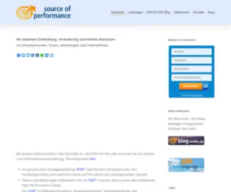 Sourceofperformance.de(Sourceofperformance) Screenshot
