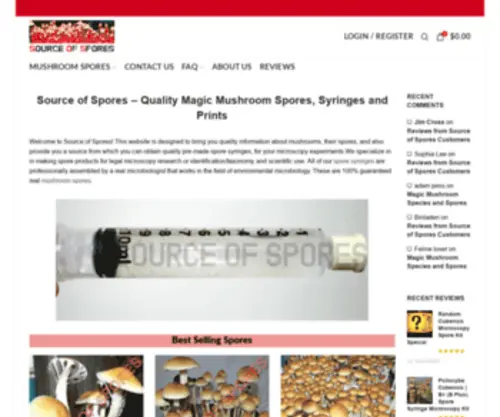 Sourceofspores.com(Sourceofspores) Screenshot