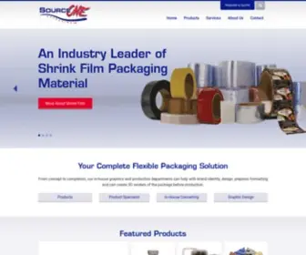 Sourceonepackagingllc.com(Shrink Wrap Packaging Company) Screenshot