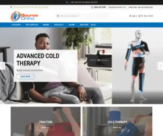 Sourceortho.com(Cold Therapy) Screenshot