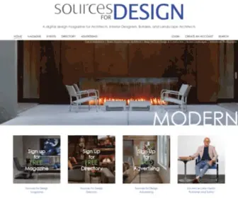 Sourcesfordesign.com(Sources For Design) Screenshot