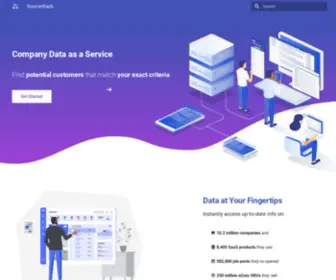 Sourcestack.co(B2B Data Service) Screenshot