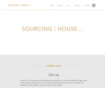 Sourcing-House.com(Produktion med omtanke) Screenshot