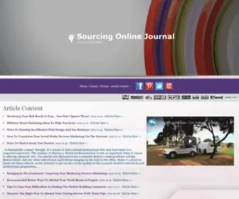 Sourcing-Import-Export.net(Sourcing Online Journal) Screenshot