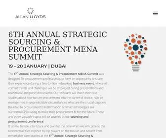 Sourcingmena.com(6th Annual Strategic Sourcing & Procurement MENA Summit) Screenshot