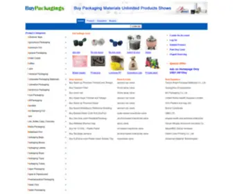 Sourcingpacking.com(Packaging Supplies B2B) Screenshot