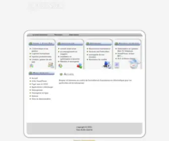 Sourissimo.fr(Service assistance technique et formation en informatique) Screenshot