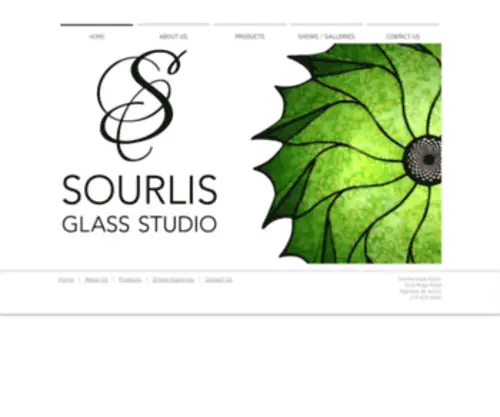 Sourlisglassstudio.com(Sourlis Glass Studio) Screenshot