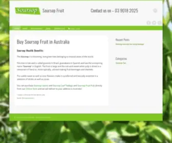 Soursopfruit.com.au(Soursopfruit) Screenshot