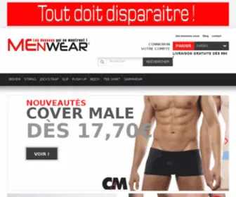 Sous-Vetements-Hommes.fr(Boutique en ligne de sous vetements masculins. Vente de string) Screenshot