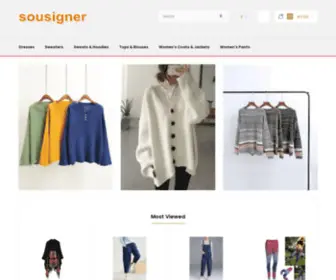 Sousigner.com(Retail of fashion clothings) Screenshot