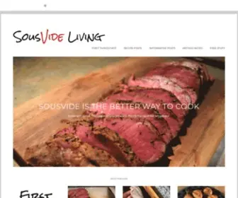 Sousvideliving.org(SousVide Living) Screenshot