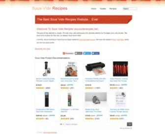 Sousviderecipes.net(Sous Vide Recipes) Screenshot