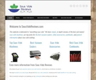 Sousvidereviews.com(Sousvidereviews) Screenshot