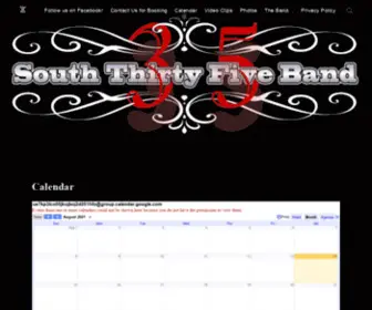 South35Band.com(South 35 Band) Screenshot