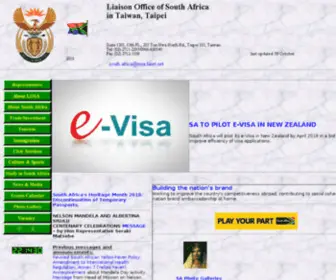 Southafrica.org.tw(Liaison) Screenshot