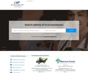 Southafricabd.com(South Africa Business Directory) Screenshot