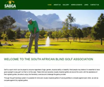 Southafricanblindgolf.co.za(South African Blind Golf Association) Screenshot