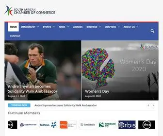 Southafricanchamber.co.uk(The SA Chamber of Commerce) Screenshot