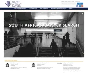 Southafricanlawyer.co.za(Find a South African Lawyer in SA's leading Legal Directory) Screenshot