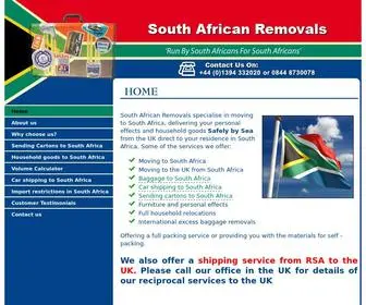 Southafricanremovals.com(South African Removals) Screenshot