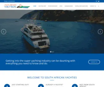 Southafricanyachties.co.za(Our sound advice and knowledge to get you trained and ready for a job on a super yacht) Screenshot