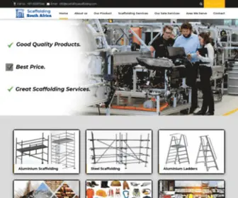 Southafricascaffolding.com(Scaffolding Company South Africa) Screenshot