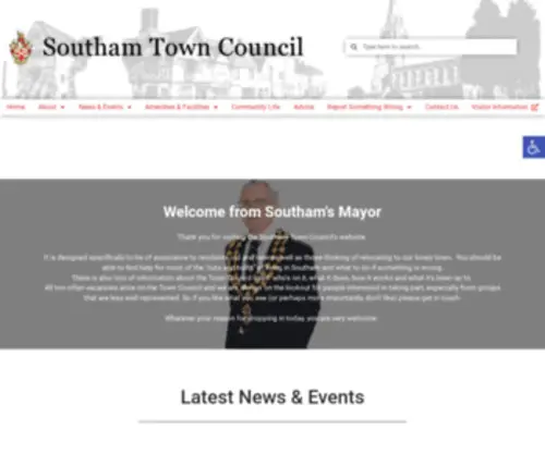 Southamcouncil-Warks.gov.uk(Southam Town Council) Screenshot