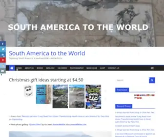 SouthamericatotheWorld.com(South America to the World) Screenshot