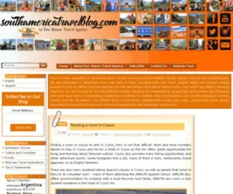 Southamericatravelblog.com(Dos Manos Travel Agency) Screenshot